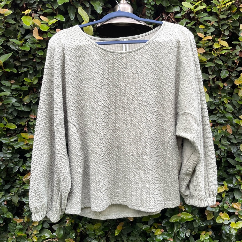 Anthropologie Puffy Sleeve Top